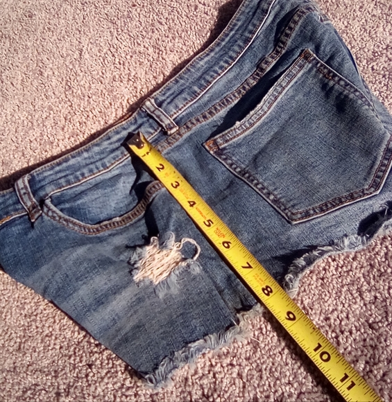 BILLABONG Distressed Denim Shorts Sz.30 - Picture 4 of 11